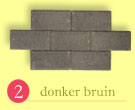 detail donkerbruin